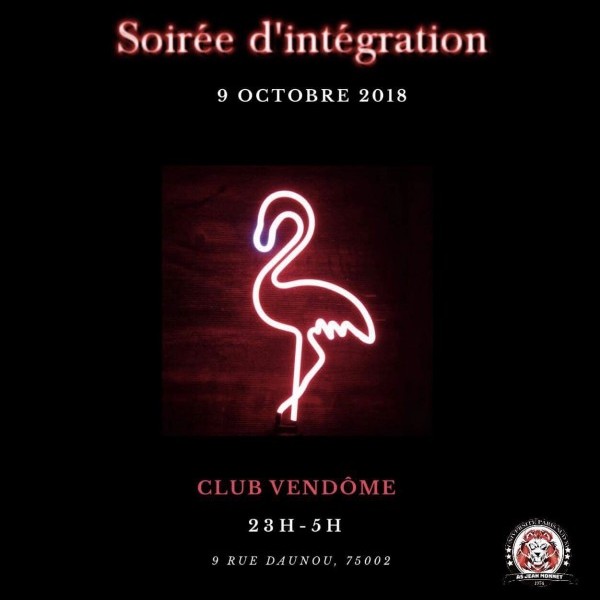 Soirée d'intégration de la faculté Jean Monnet de Sceaux
