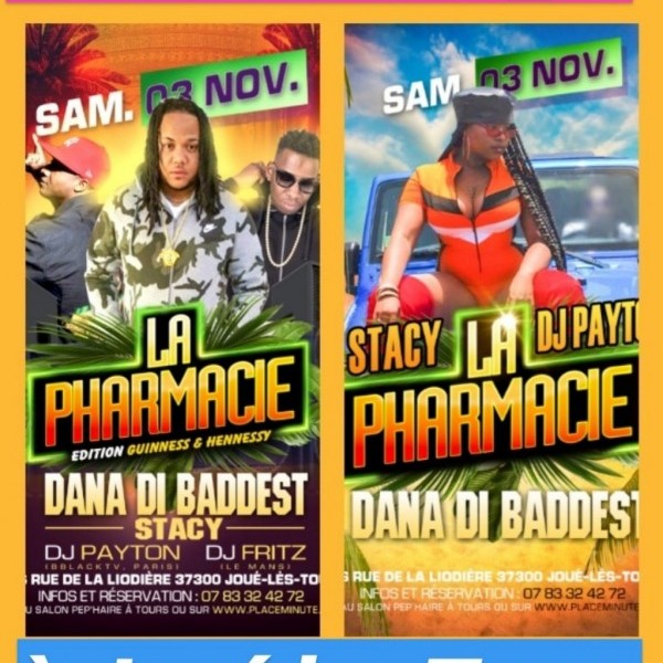 LA PHARMACIE avec STACY & DANA DI BADDEST à Tours