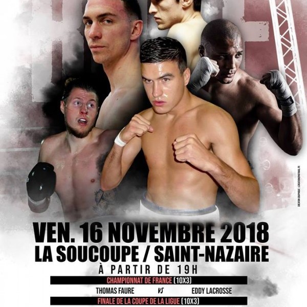 Gala de Boxe du 16 Novembre 2018 - La soucoupe -  Saint-Nazaire