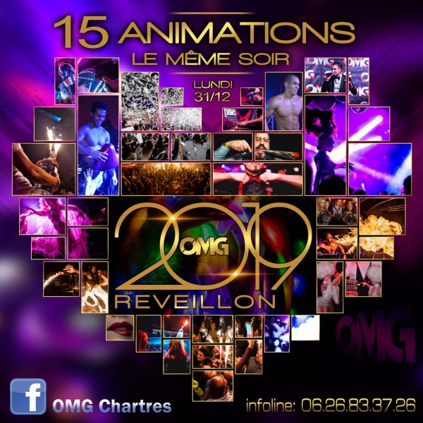 Soirée du NOUVEL AN 2019 à L'OMG de Chartres (28)