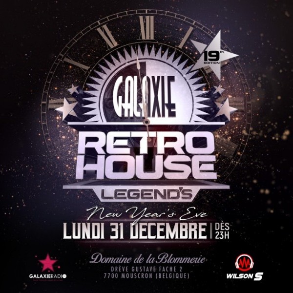GALAXIE RETRO HOUSE LEGEND'S 19 NYE