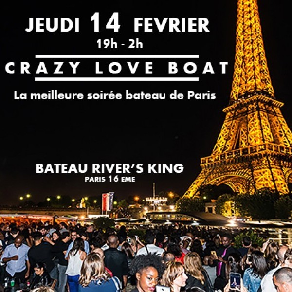 CRAZY LOVE BOAT PARTY SAINT VALENTIN