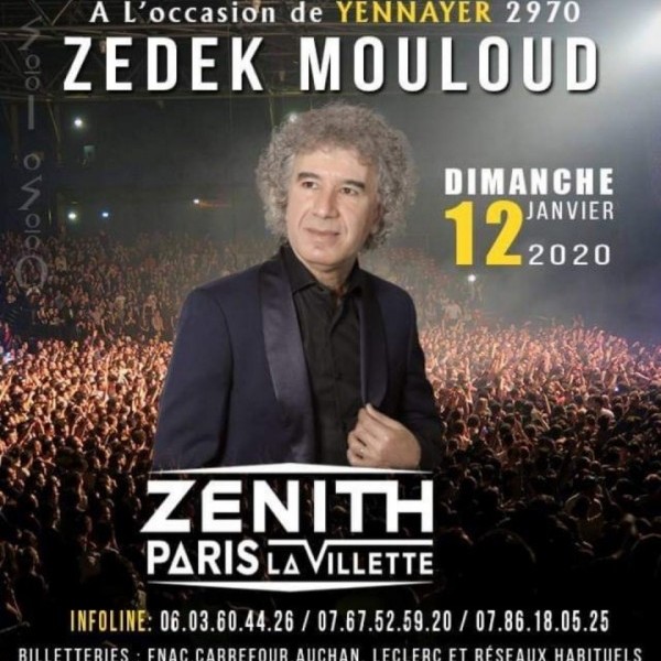 ZEDEK Mouloud au Zénith de Paris