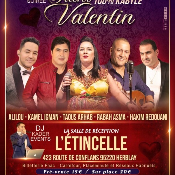 SOIREE SAINT VALENTIN 100% KABYLE