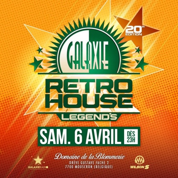 GALAXIE RÉTRO HOUSE LEGEND'S 20