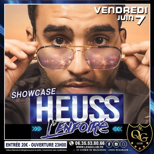 SHOWCASE DE HEUSS L'ENFOIRE AU QG CLUB le 7 JUIN