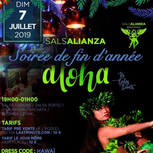 Soirée De Fin D'année SalsAlianza - Hawaiian Party