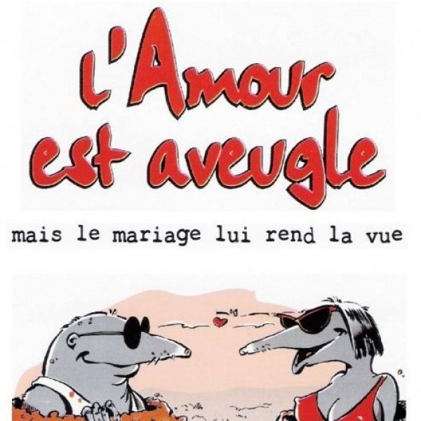 L'amour est aveugle mais le mariage lui rend la vue