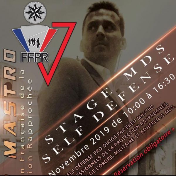 Stage MDS- Self Defense avec Fred Mastro et la FFPR - 17 novembre 2019 Paris