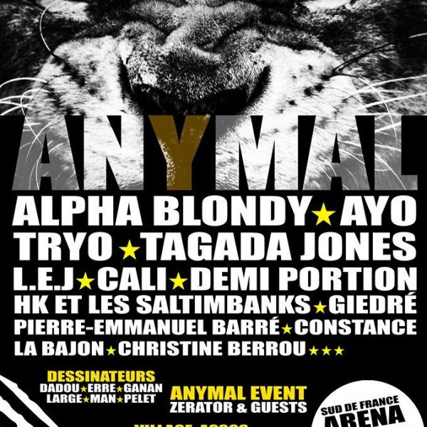 FESTIVAL ANYMAL 2019 - ALPHA BLONDY - AYO - TRYO - TAGADA JONES - CALI - LEJ - DEMI PORTION and CO