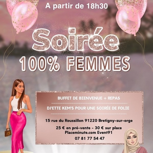 Soirée 100% femme Special SUMMER