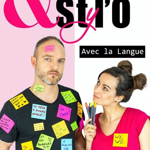 Charlie et Styl'o dans Avec la langue
