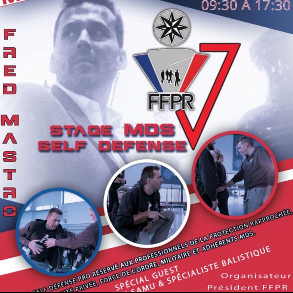 Stage Mastro Defence System  - Self Defense professionnelle avec Fred Mastro et la FFPR - 8 novembre 2020  - IDF Carrières sur 