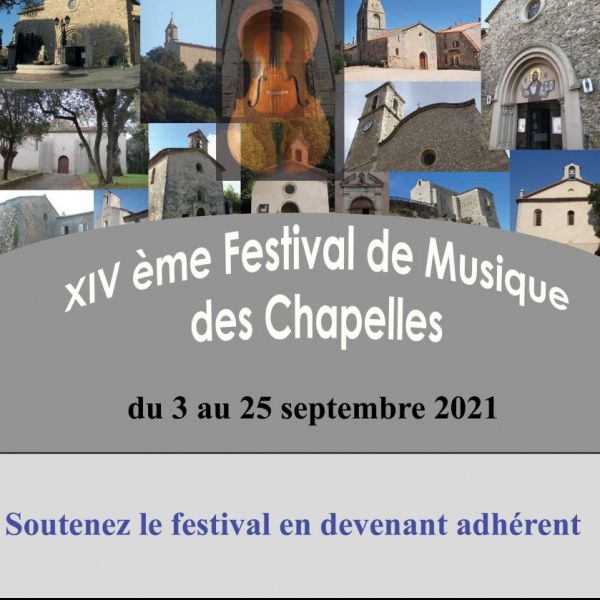 Adhésions Festival de Musique des Chapelles 2021