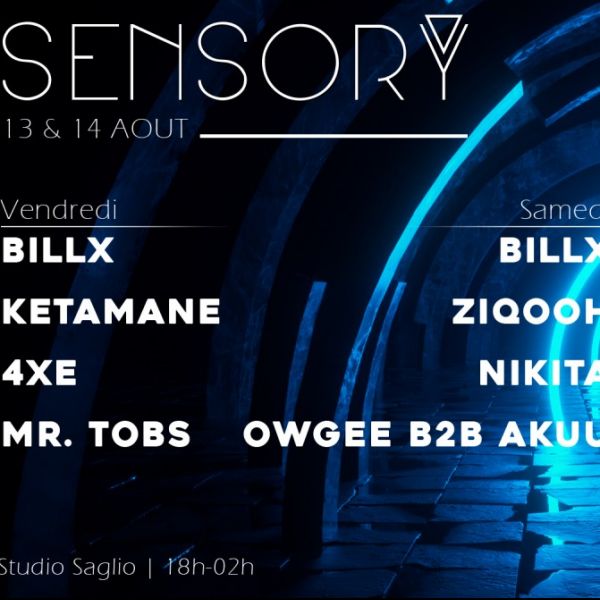 SENSORY #7 - BILLX + KETAMANE + ZIQOOH