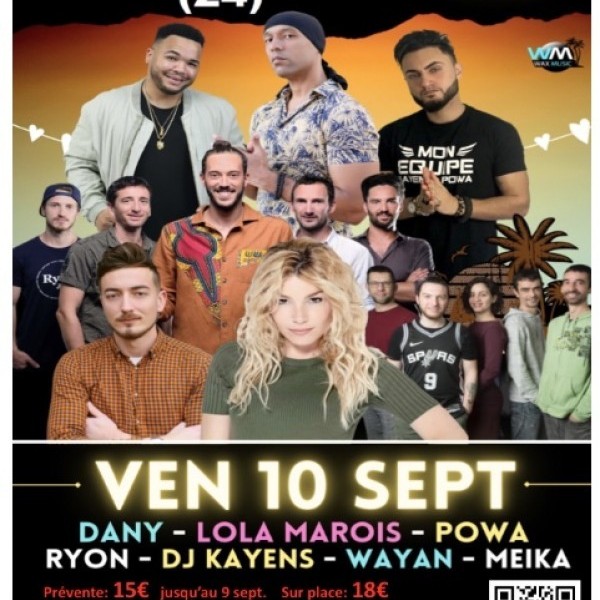 RYON, DJ KAYENS,  LOLA MAROIS-BIGARD, MEIKA, DANY, POWA, WAYAN en concert