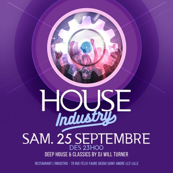 HOUSE INDUSTRY - SOIRÉE PRIVÉE