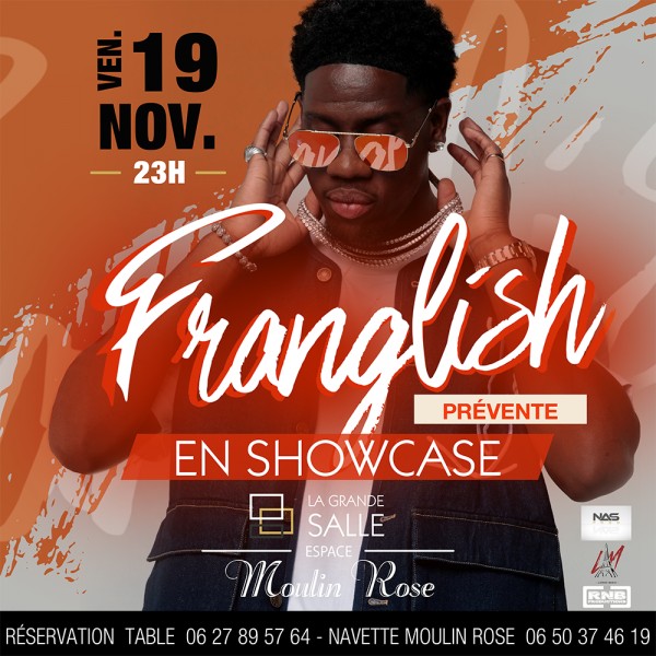 Franglish Showcase @Moulin Rose | 19/11