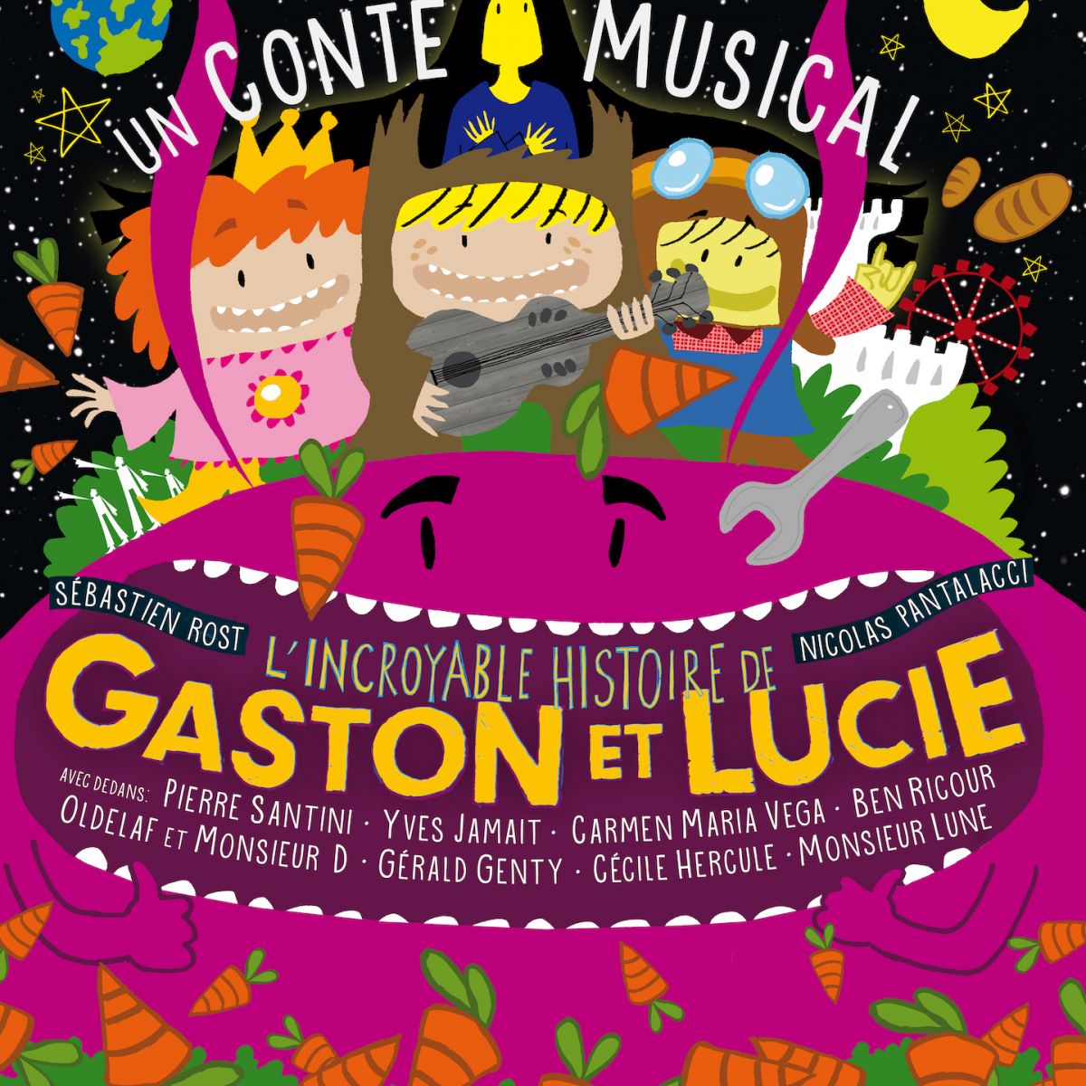 L’INCROYABLE HISTOIRE DE GASTON ET LUCIE (MONSIEUR LUNE) - FESTIVAL A TRAVERS CHANTS