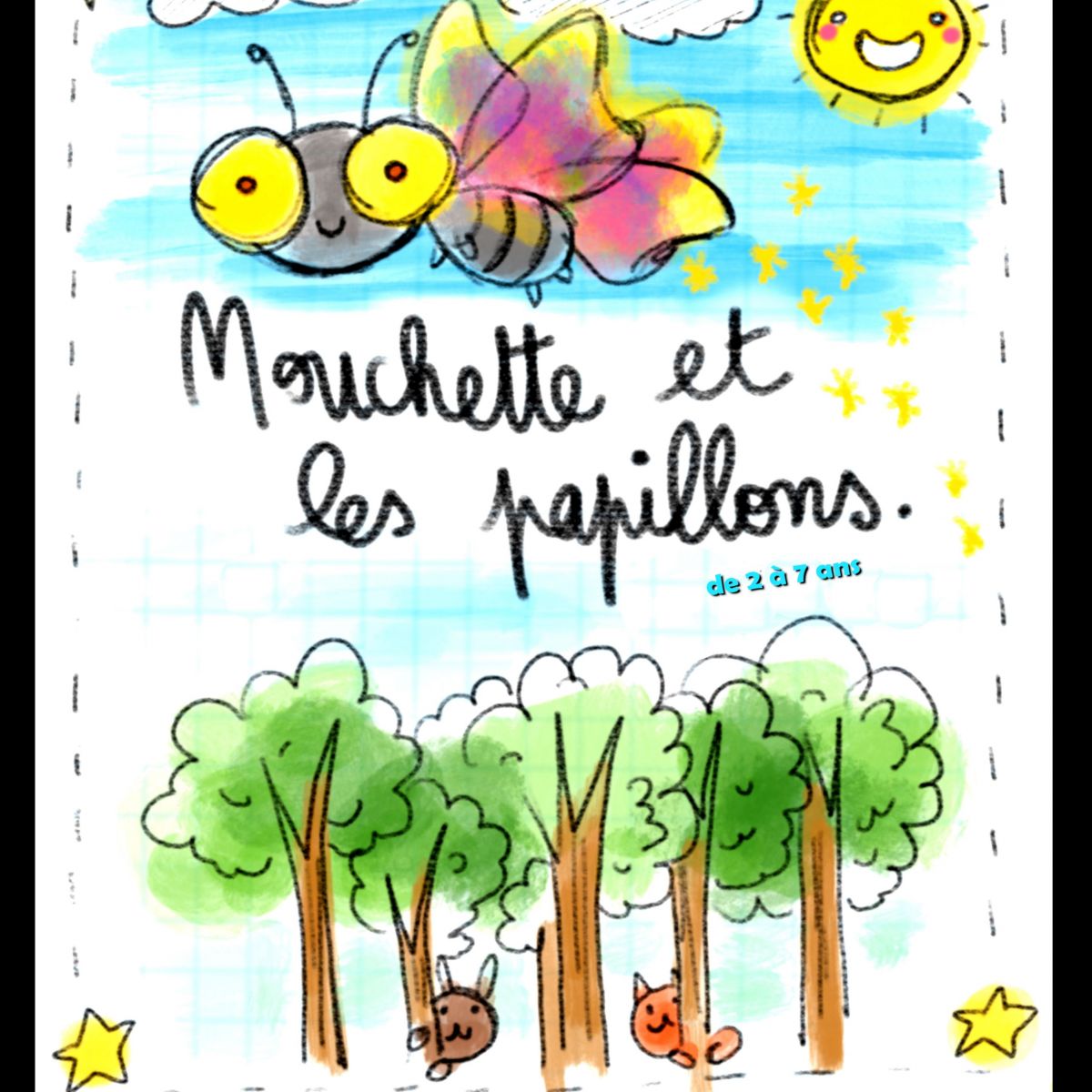 Mouchette et les papillons