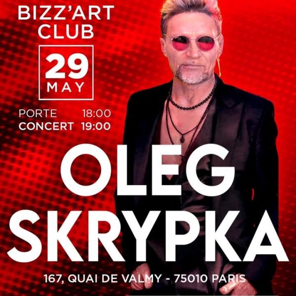 Oleg Skripka & Vopli Vidopliassova en concert caritatif au Bizz'Art Paris