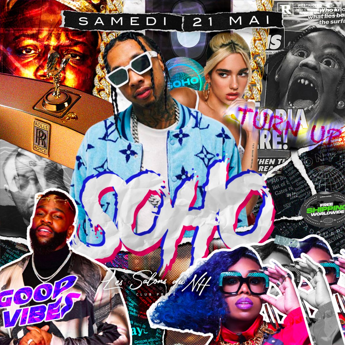 Soho: Hottest Hip Hop & Afrobeat Party From Paris