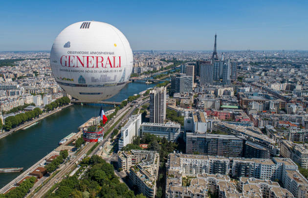 Survol de Paris en ballon