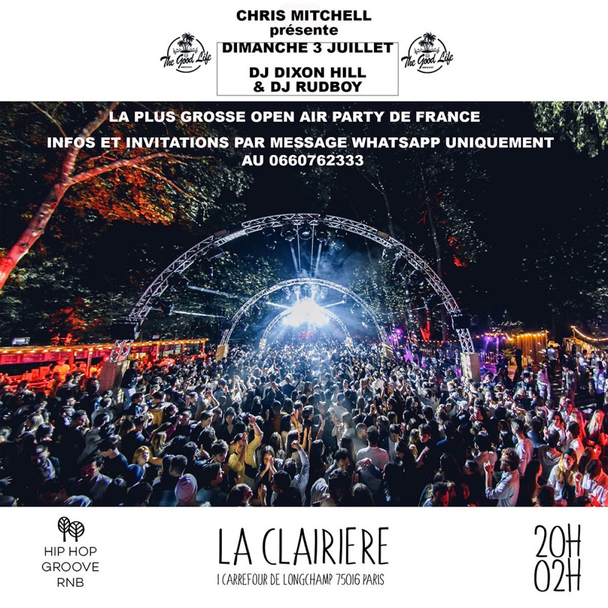 THE GOOD LIFE : OPEN AIR PARTY GÉANTE