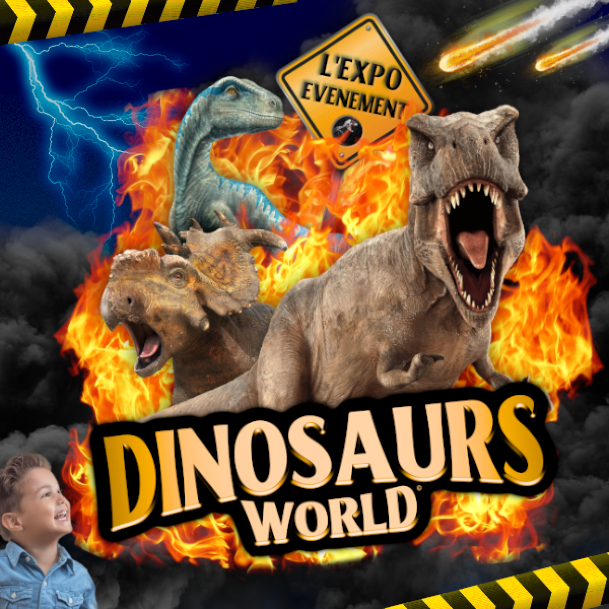 Exposition de dinosaures • Dinosaurs World à Cannes