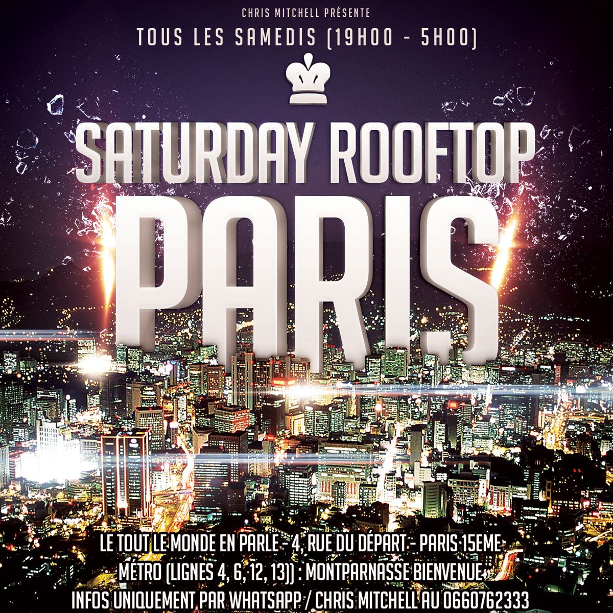 SATURDAY ROOFTOP CALIENTE (LE SAMEDI)