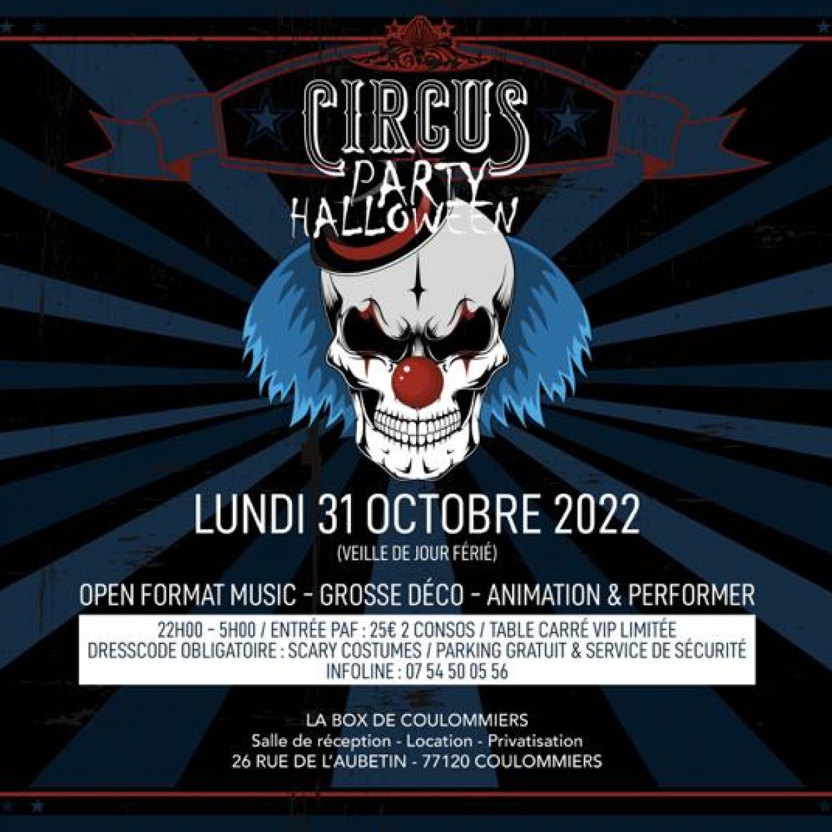 HALLOWEEN CIRCUS PARTY