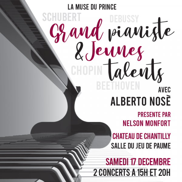 2 Concerts Grand Pianiste et Jeunes Talents - Alberto Nosè
