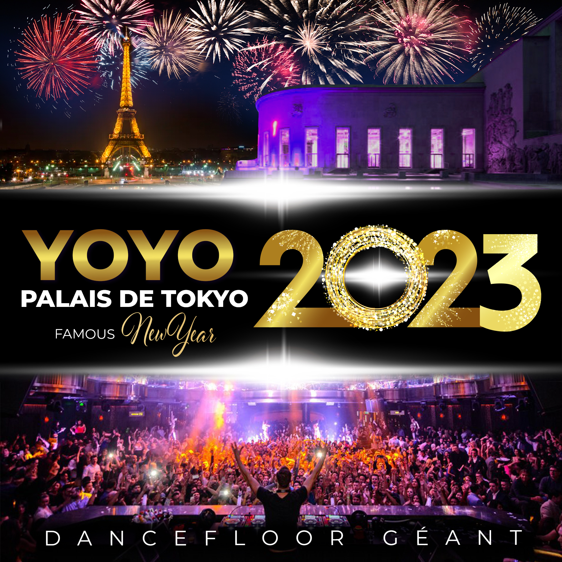 FAMOUS NEW YEAR YOYO - PALAIS DE TOKYO BIG PARTY 2023 | Placeminute