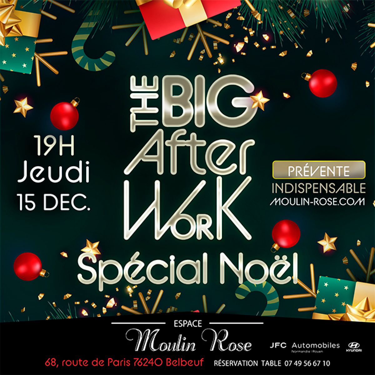 The BIG AfterWork de Noël @ Moulin Rose