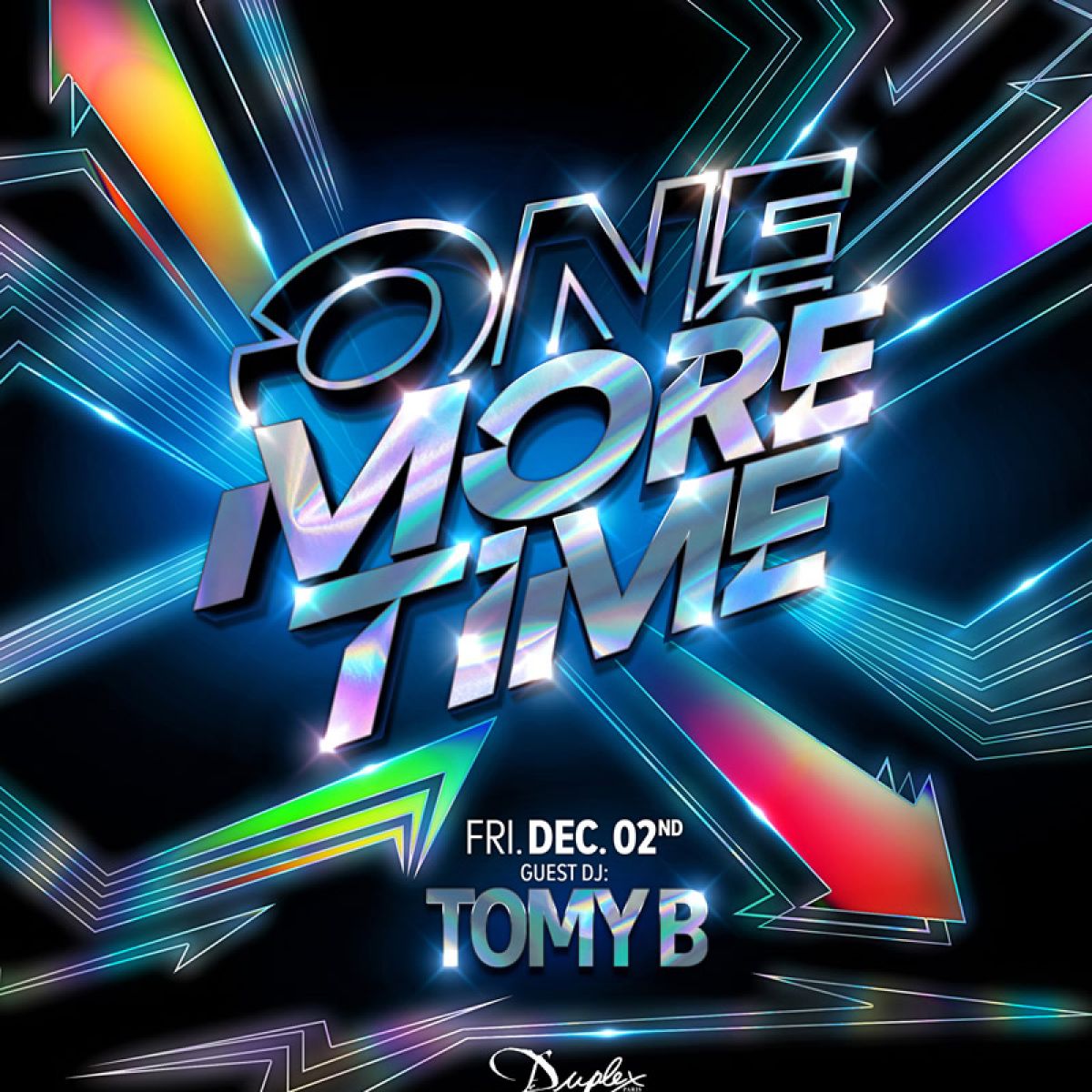 ONE MORE TIME x DUPLEC CLUB