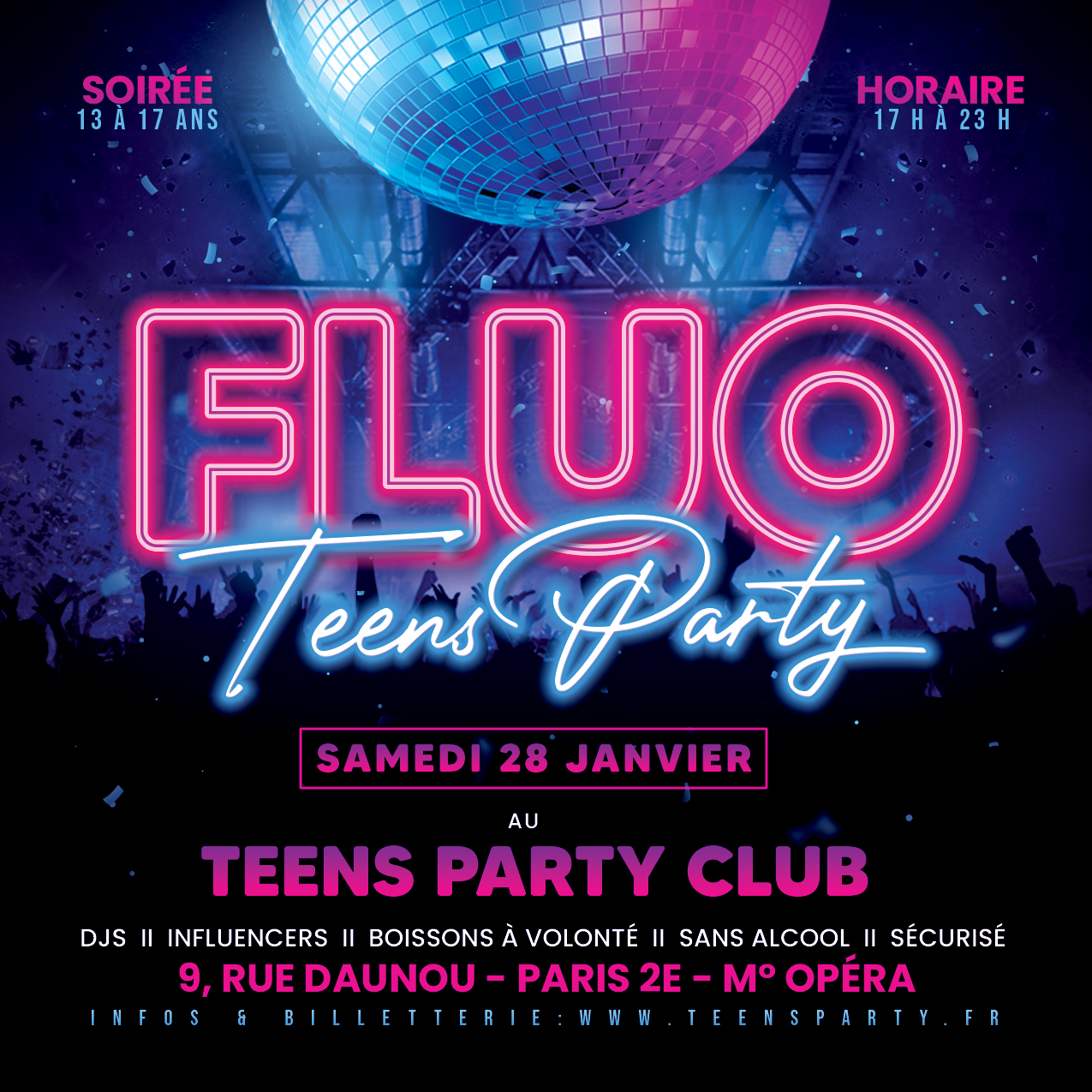 Fluo Teens Party 2023