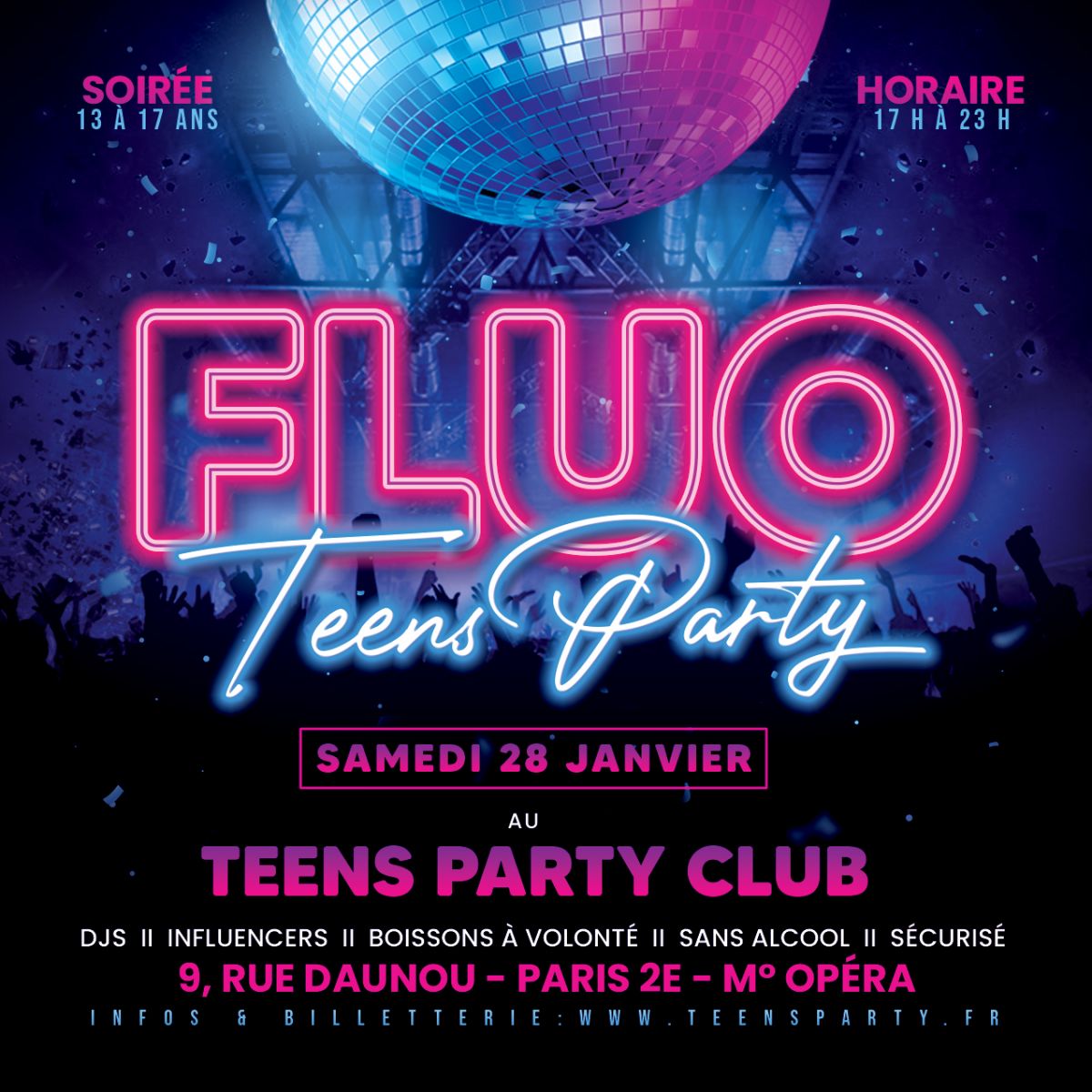 Fluo Teens Party 2023