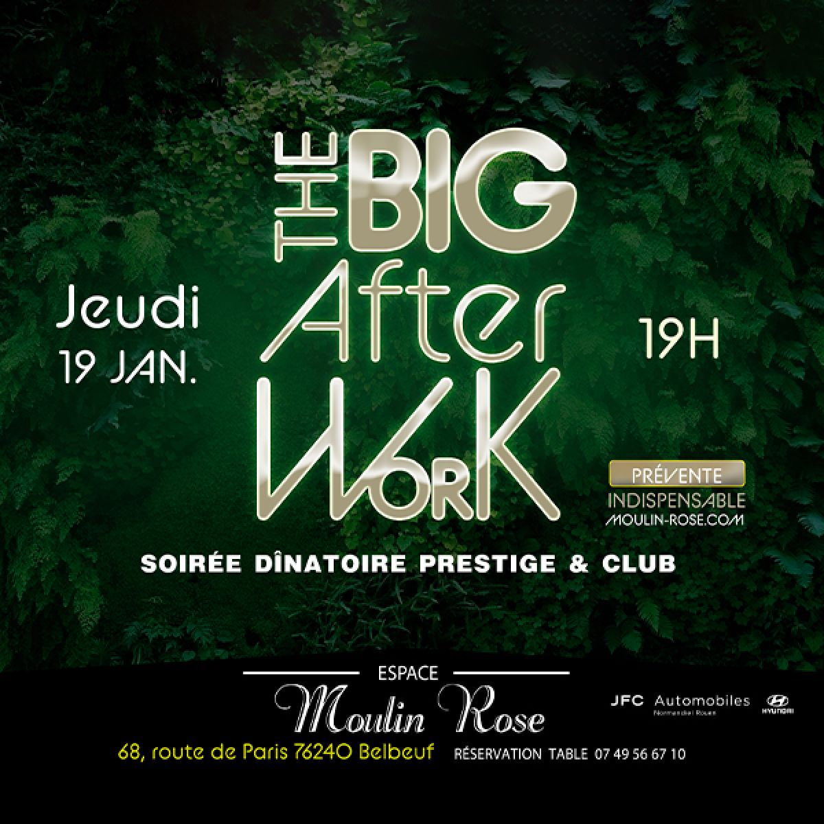 The BIG AfterWork @ Moulin Rose