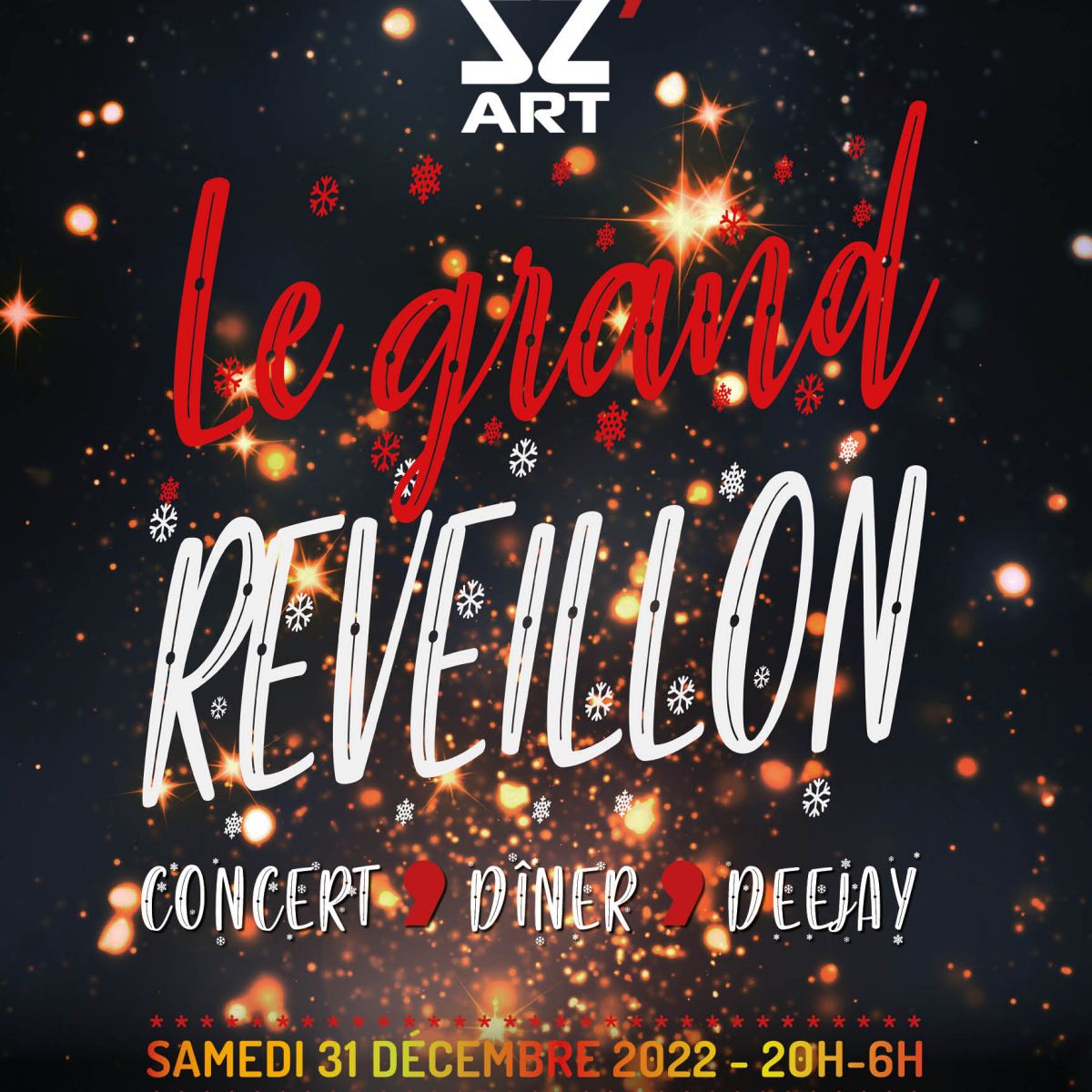 GRAND REVEILLON BIZZ'ART PARIS 2022 CONCERT + SOIREE + CHAMPAGNE