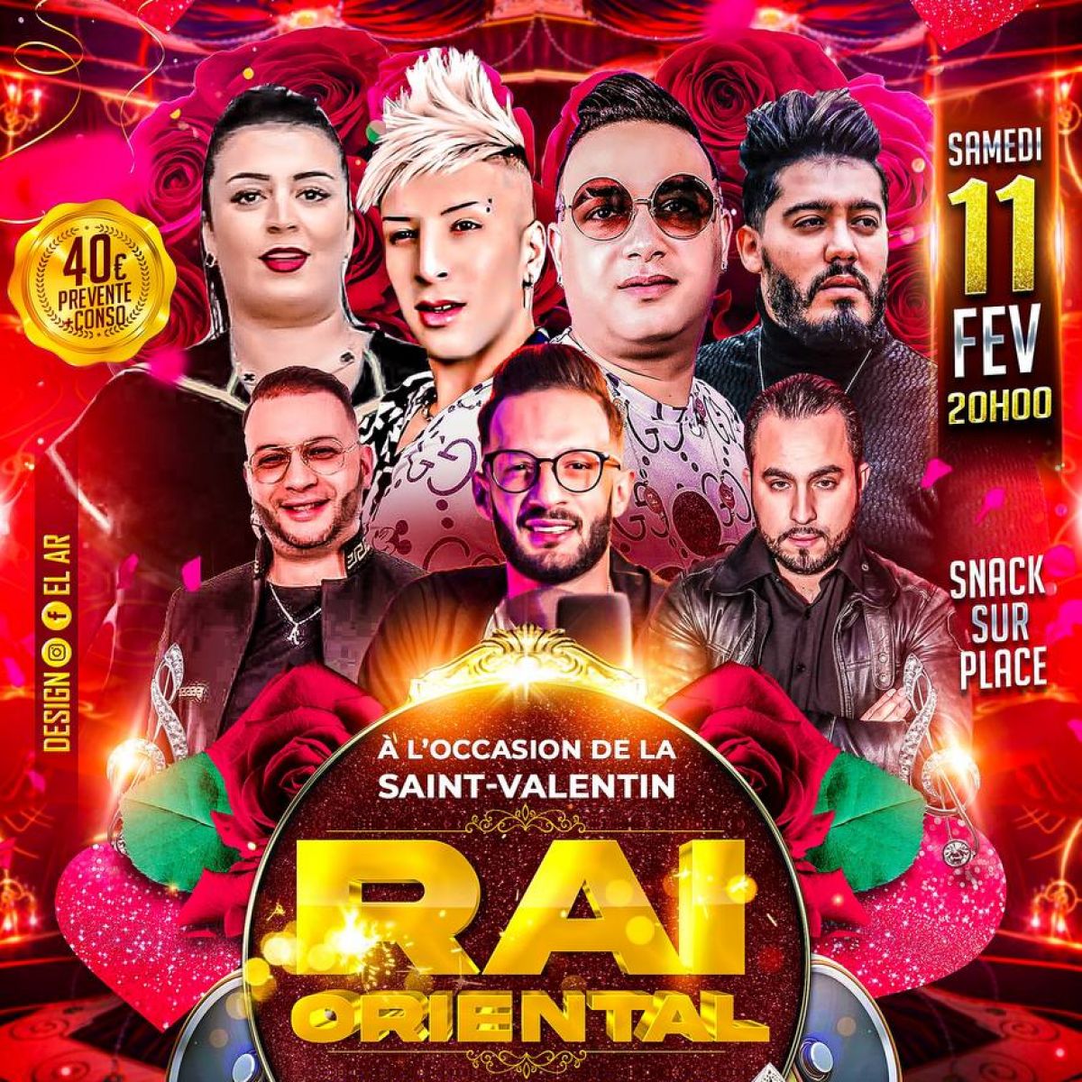 Grande Soirée Rai Oriental De La Saint-Valentin