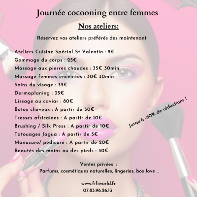 Beauty Event Journée Cocooning