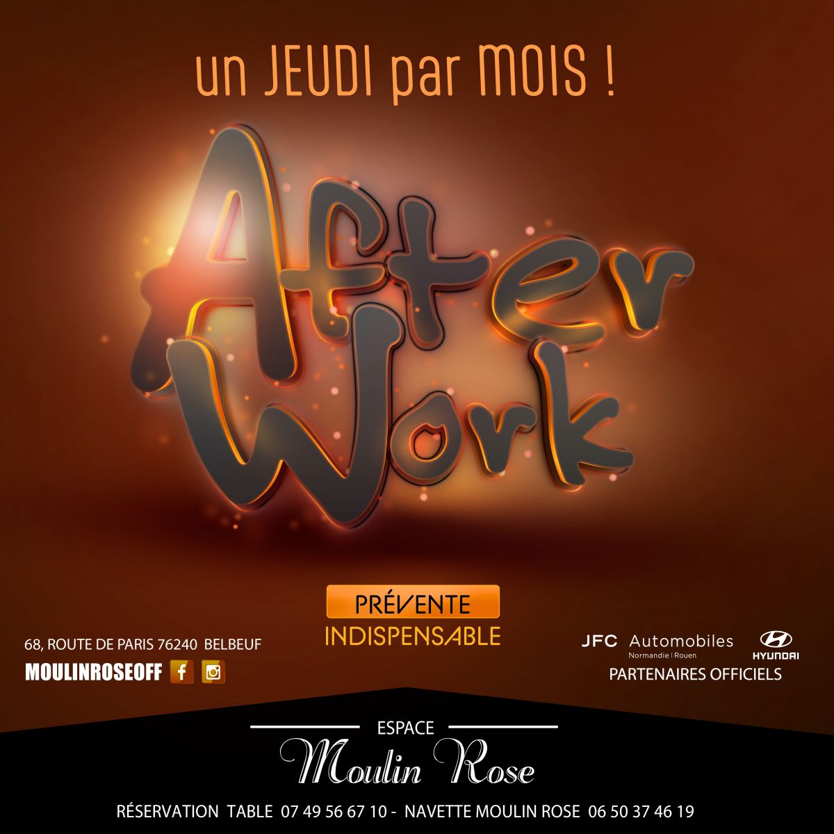 AfterWork @ Moulin Rose