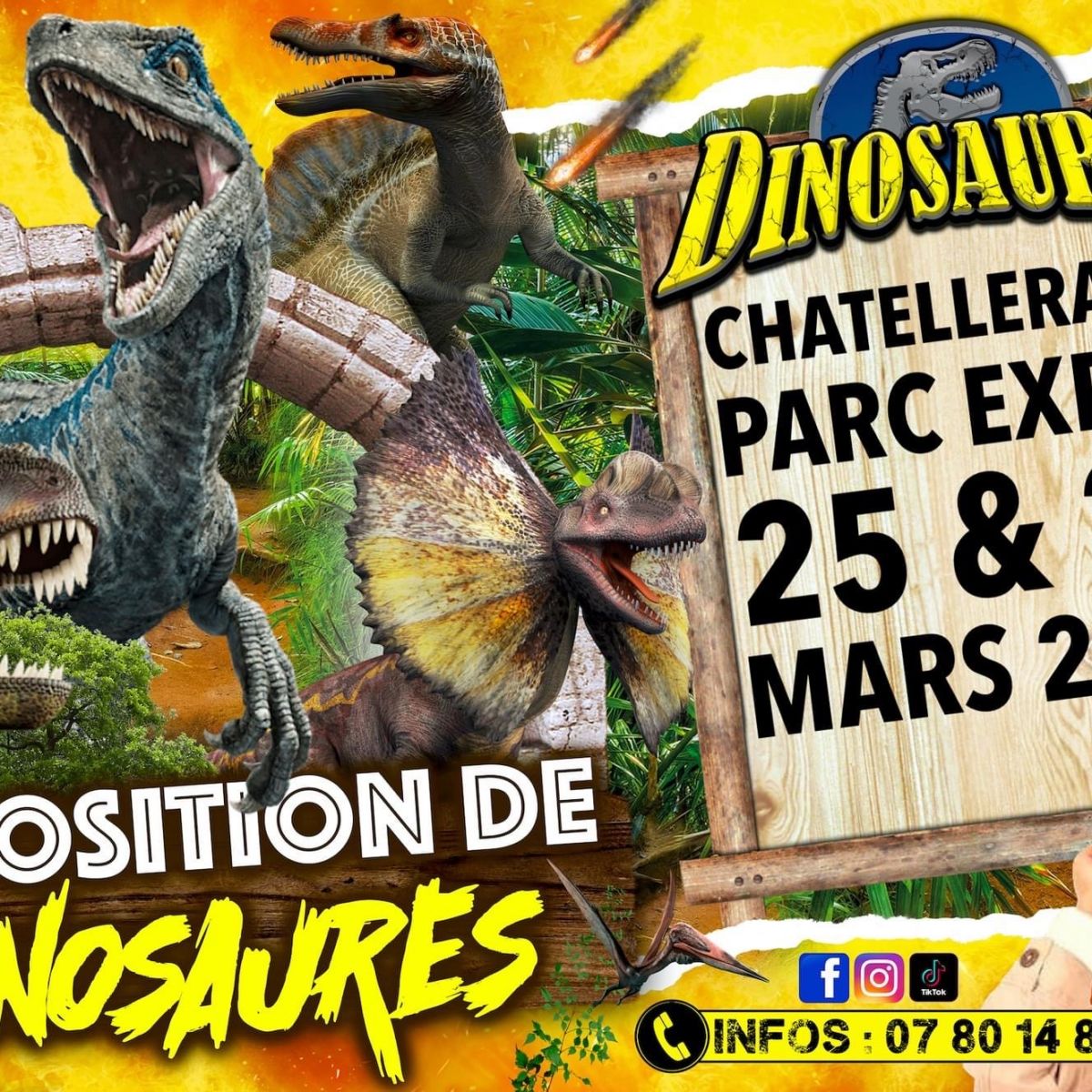Exposition De Dinosaures ° Dinosauria  à Chatellerault