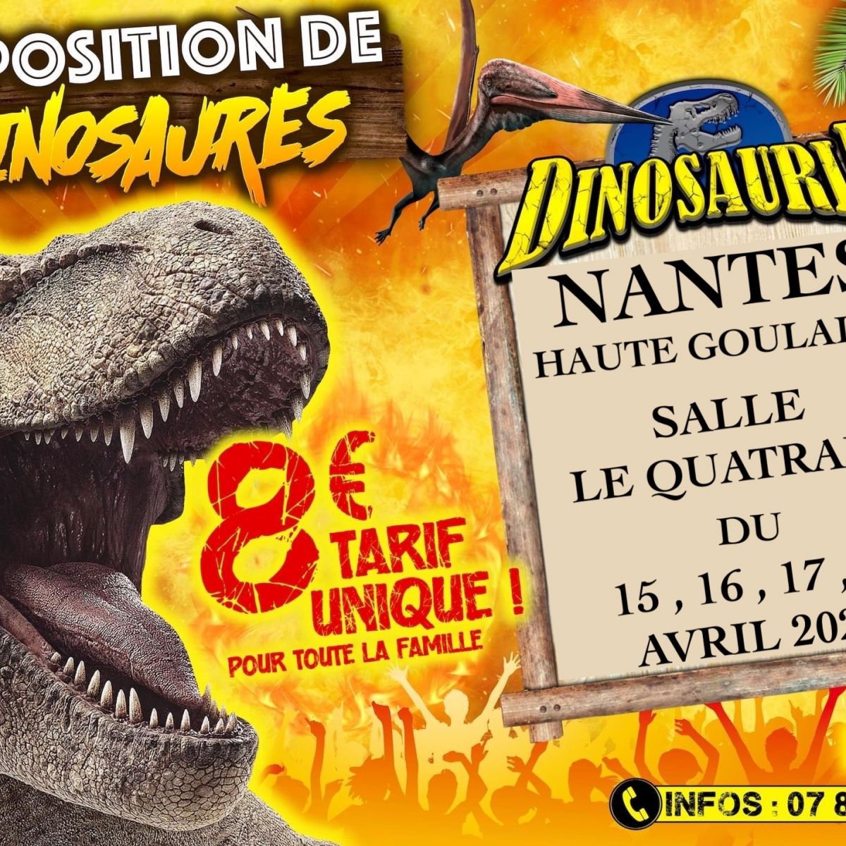 EXPOSITION DE DINOSAURES ° DINOSAURIA NANTES