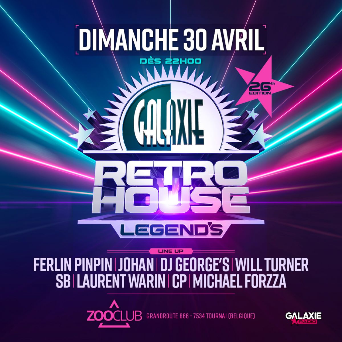 GALAXIE RETRO HOUSE LEGEND'S 26