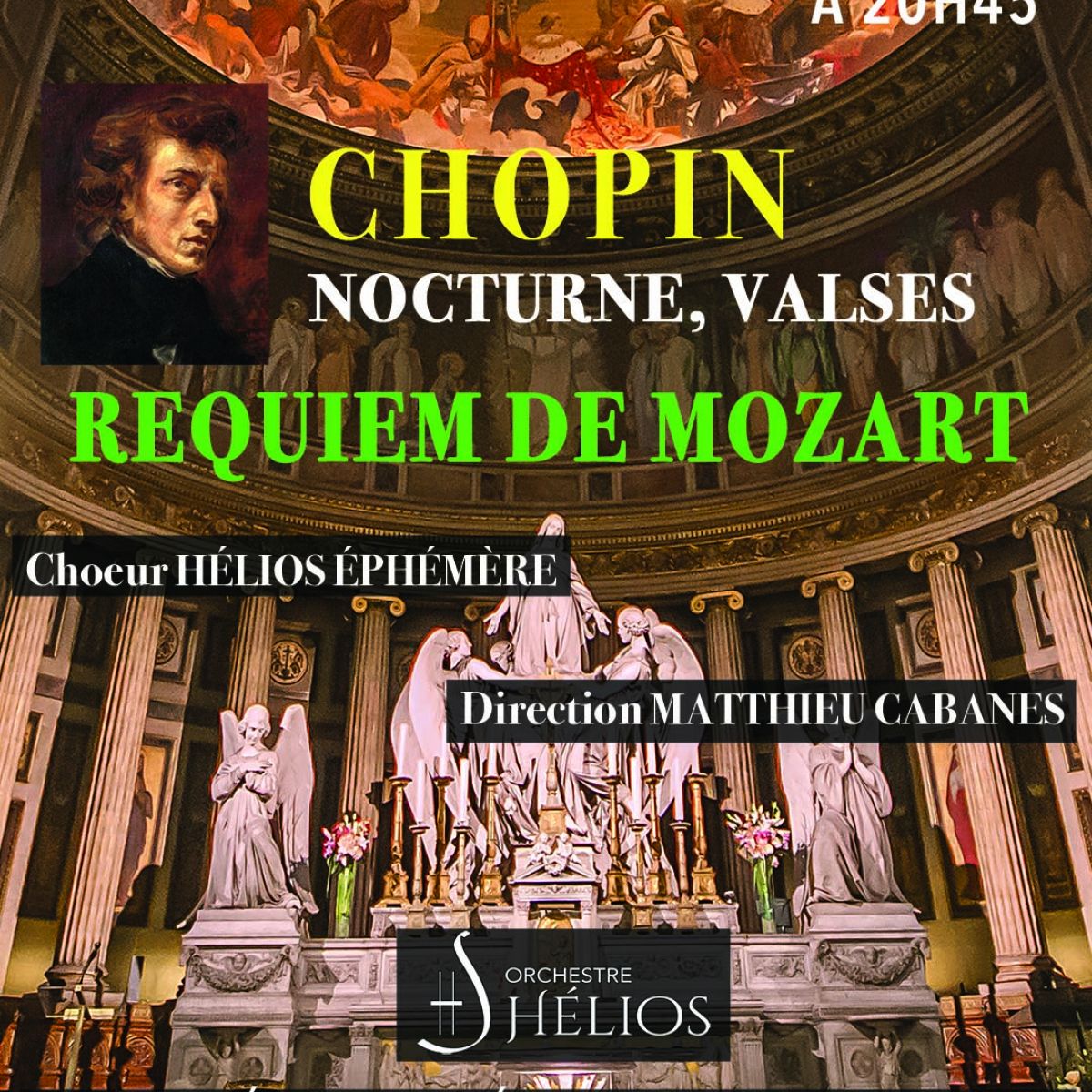 Concert Commémoratif des Funérailles de Chopin à la Madeleine 1849