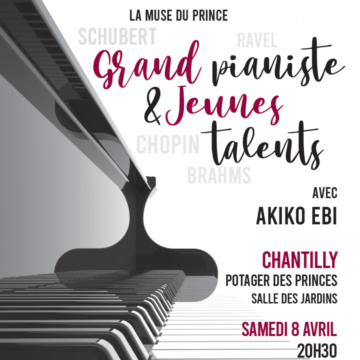 Concert Grand Pianiste et Jeunes Talents - Akiko Ebi