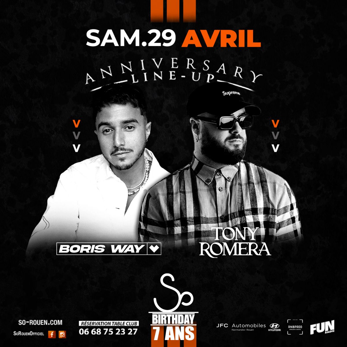 Tony Romera X Boris Way - 7th Anniversary - So Rouen