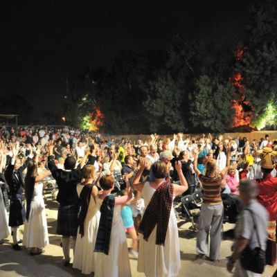 Boulodrome, théâtre du Festival International de Folklore