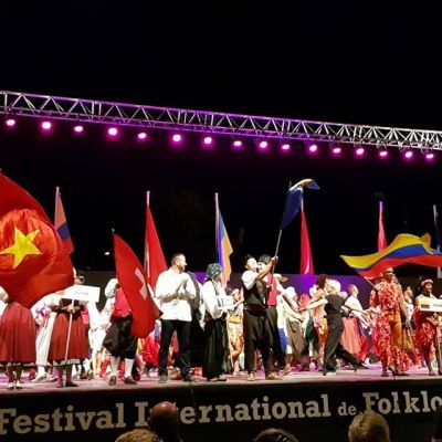 Boulodrome, théâtre du Festival International de Folklore